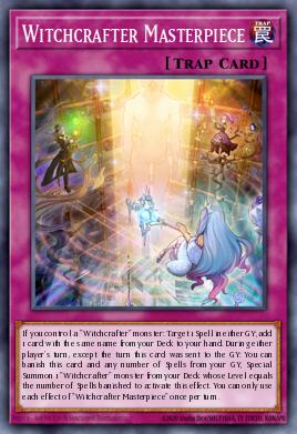 Witchcrafter Masterpiece Yu-Gi-Oh card