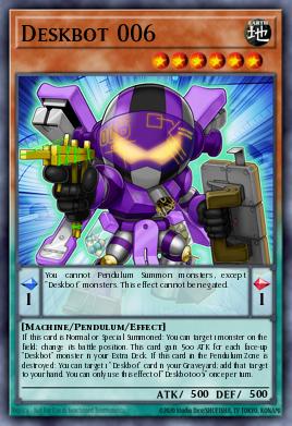 Deskbot 006 Yu-Gi-Oh card