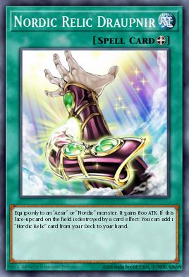 Nordic Relic Draupnir Yu-Gi-Oh card