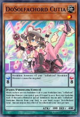 DoSolfachord Cutia Yu-Gi-Oh card