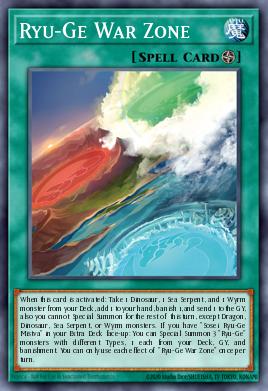 Ryu-Ge War Zone Yu-Gi-Oh card