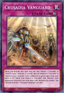 Crusadia Vanguard Yu-Gi-Oh card