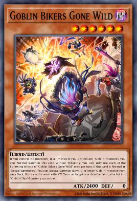Goblin Bikers Gone Wild Yu-Gi-Oh card