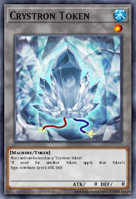 Crystron Token Yu-Gi-Oh card