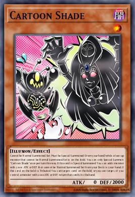 Cartoon Shade Yu-Gi-Oh card