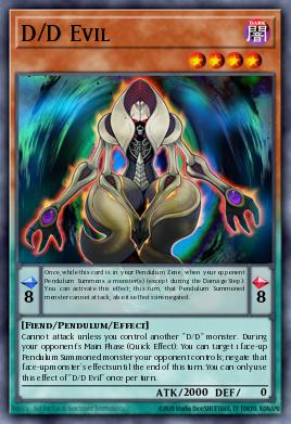 D/D Evil Yu-Gi-Oh card