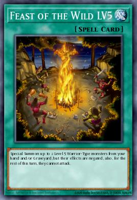 Feast of the Wild LV5 Yu-Gi-Oh card