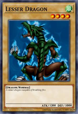 Lesser Dragon Yu-Gi-Oh card
