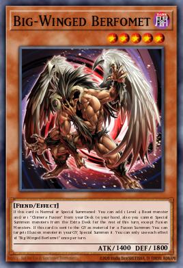 Big-Winged Berfomet Yu-Gi-Oh card