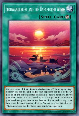 Floowandereeze and the Unexplored Winds Yu-Gi-Oh card