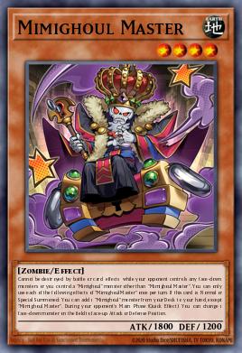 Mimighoul Master Yu-Gi-Oh card