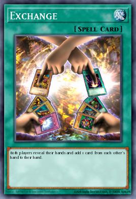 Exchange Yu-Gi-Oh card