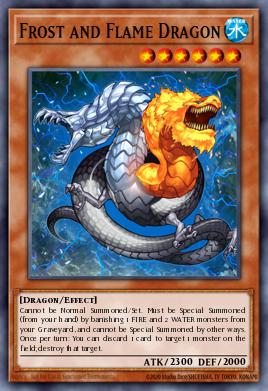 Frost and Flame Dragon Yu-Gi-Oh card