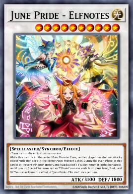 June Pride - Elfnotes Yu-Gi-Oh card