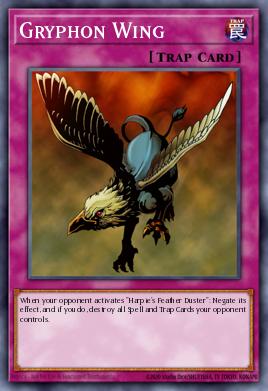 Gryphon Wing Yu-Gi-Oh card