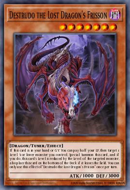 Destrudo the Lost Dragon's Frisson Yu-Gi-Oh card