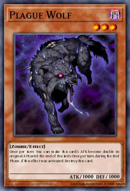 Plague Wolf Yu-Gi-Oh card