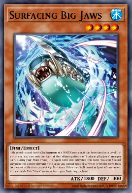 Surfacing Big Jaws Yu-Gi-Oh card