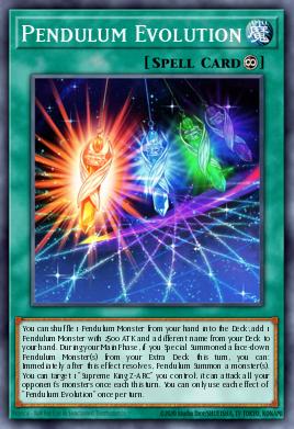 Pendulum Evolution Yu-Gi-Oh card
