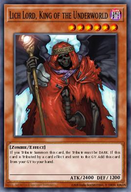 Lich Lord, King of the Underworld Yu-Gi-Oh card