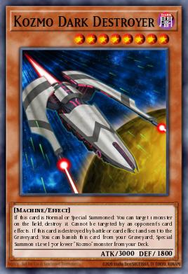 Kozmo Dark Destroyer Yu-Gi-Oh card