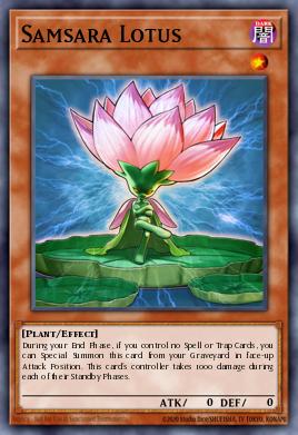 Samsara Lotus Yu-Gi-Oh card