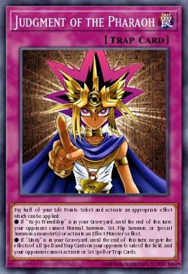 Judgment of the Pharaoh Yu-Gi-Oh card