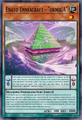 Enato Enneacraft - "oknirIA" Yu-Gi-Oh card
