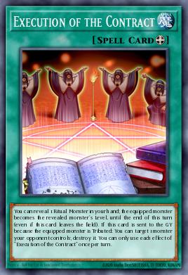 Execution of the Contract Yu-Gi-Oh card