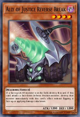 Ally of Justice Reverse Break Yu-Gi-Oh card