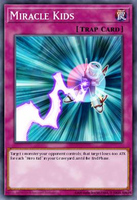Miracle Kids Yu-Gi-Oh card