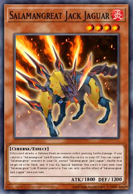 Salamangreat Jack Jaguar Yu-Gi-Oh card