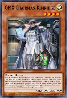 GMX Chairman Kimridge Yu-Gi-Oh card