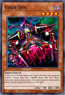 Viser Des Yu-Gi-Oh card