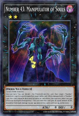 Number 43: Manipulator of Souls Yu-Gi-Oh card
