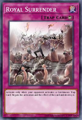 Royal Surrender Yu-Gi-Oh card