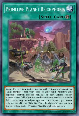 Primitive Planet Reichphobia Yu-Gi-Oh card