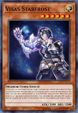 Visas Starfrost Yu-Gi-Oh card