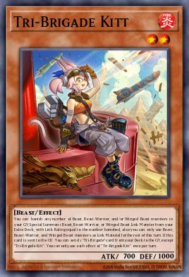 Tri-Brigade Kitt Yu-Gi-Oh card