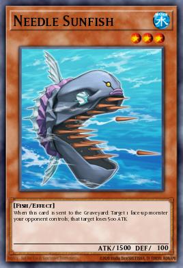Needle Sunfish Yu-Gi-Oh card
