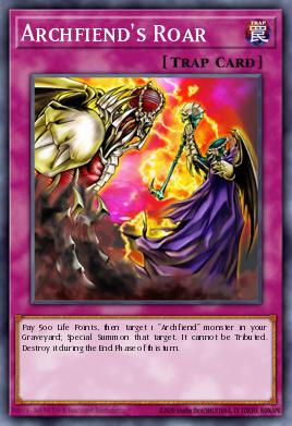 Archfiend's Roar Yu-Gi-Oh card