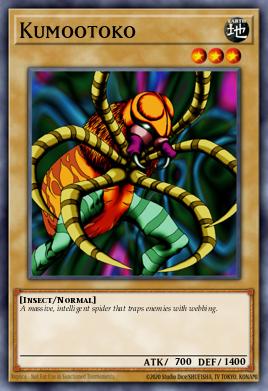 Kumootoko Yu-Gi-Oh card