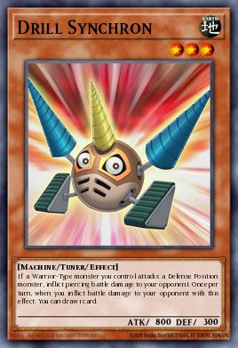 Drill Synchron Yu-Gi-Oh card