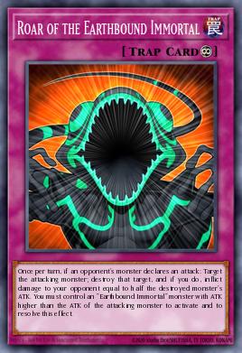 Roar of the Earthbound Immortal Yu-Gi-Oh card