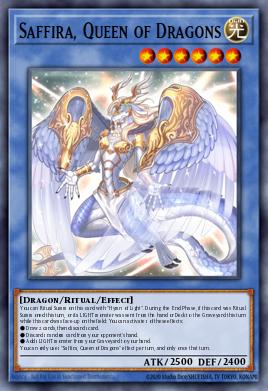 Saffira, Queen of Dragons Yu-Gi-Oh card