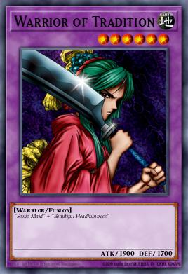 Warrior of Tradition Yu-Gi-Oh card