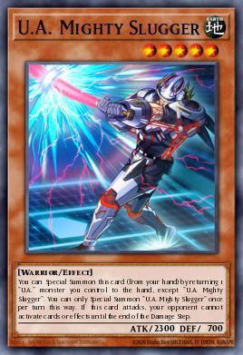 U.A. Mighty Slugger Yu-Gi-Oh card