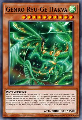 Genro Ryu-Ge Hakva Yu-Gi-Oh card