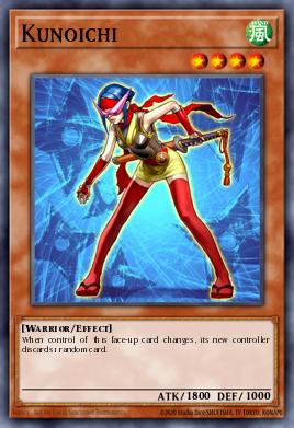 Kunoichi Yu-Gi-Oh card