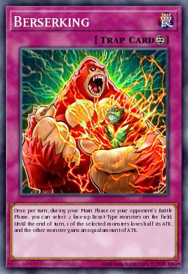 Berserking Yu-Gi-Oh card